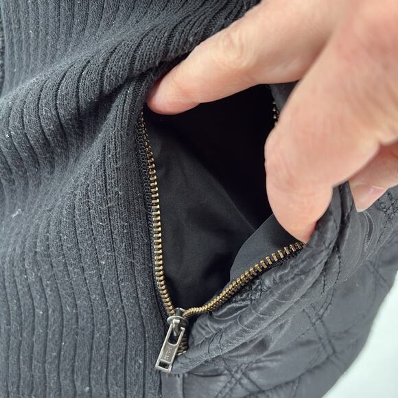 Prana Women’s Black Quilted Zip Up Vest Size Small - Picture 8 of 14